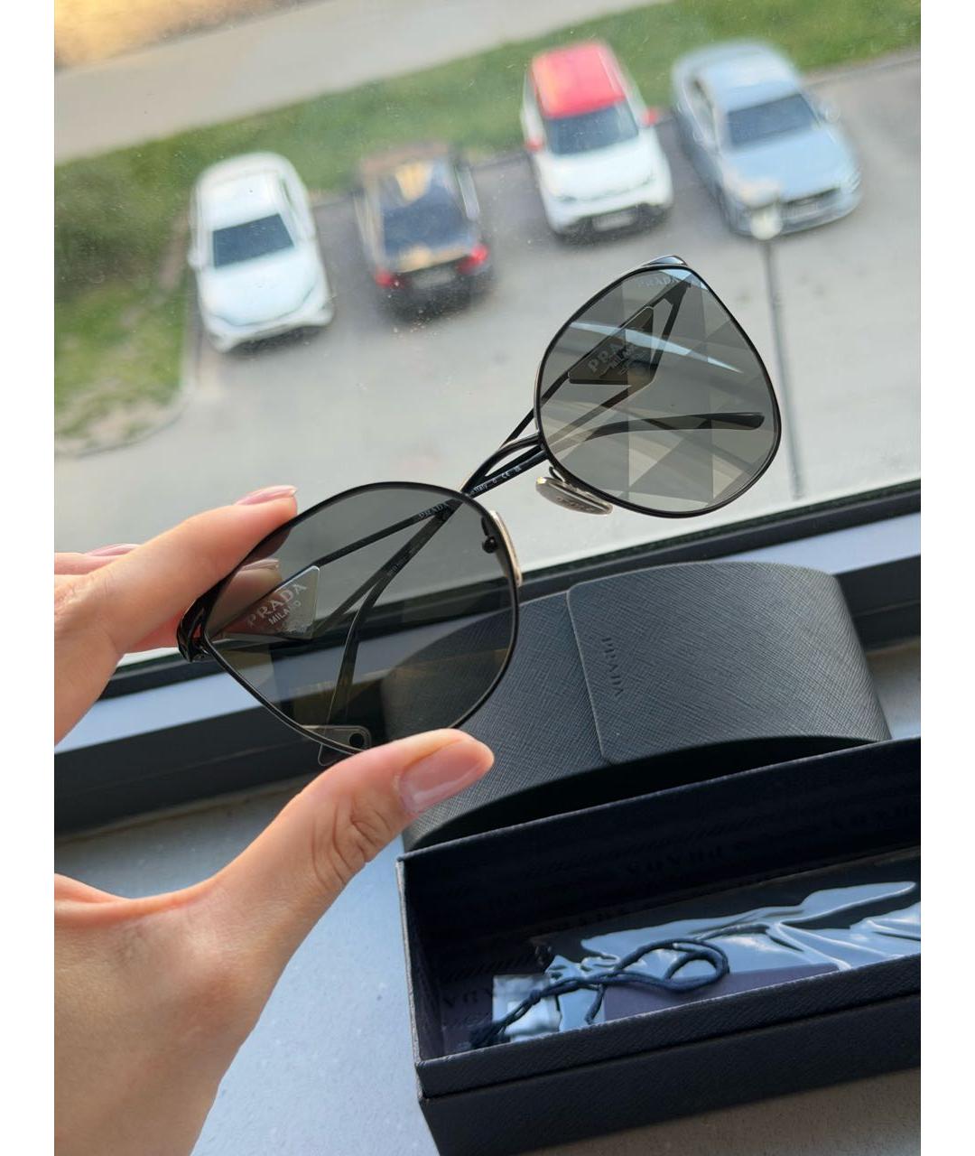PRADA Серые солнцезащитные очки, фото 7