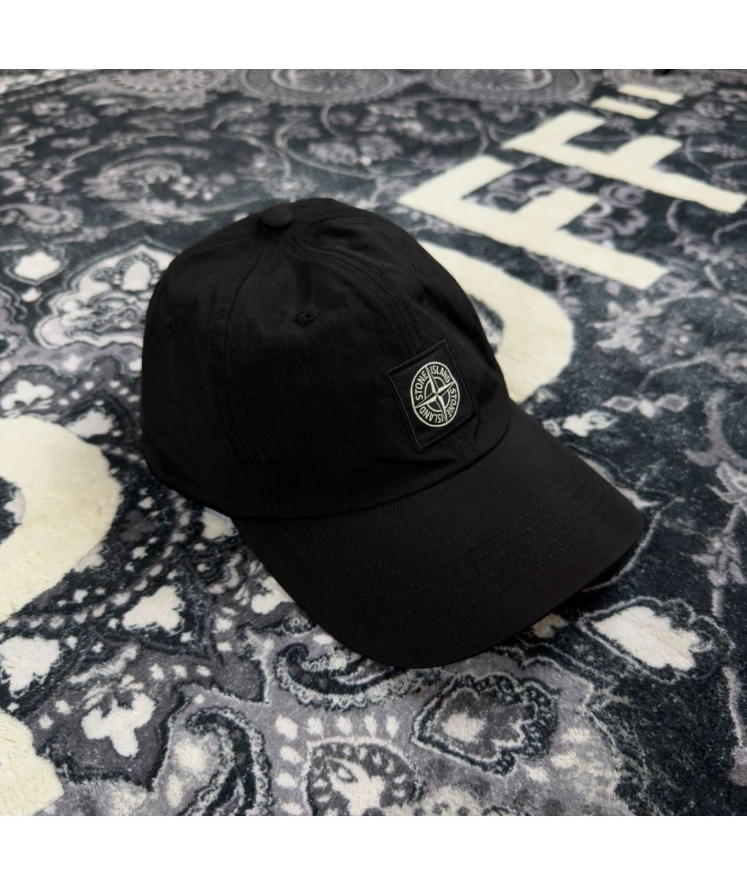 STONE ISLAND Черная кепка/бейсболка, фото 6