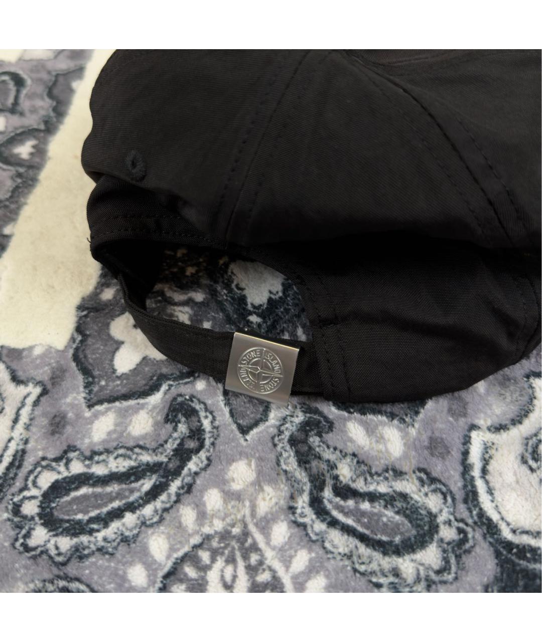 STONE ISLAND Черная кепка/бейсболка, фото 2