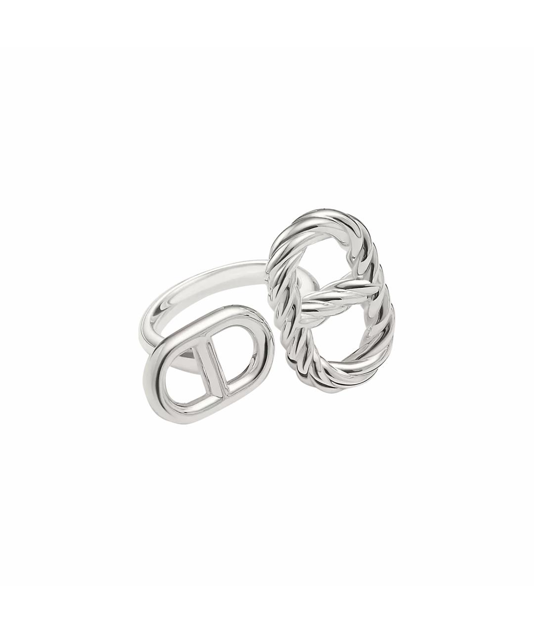 HERMES Серебряное серебряное кольцо, фото 4