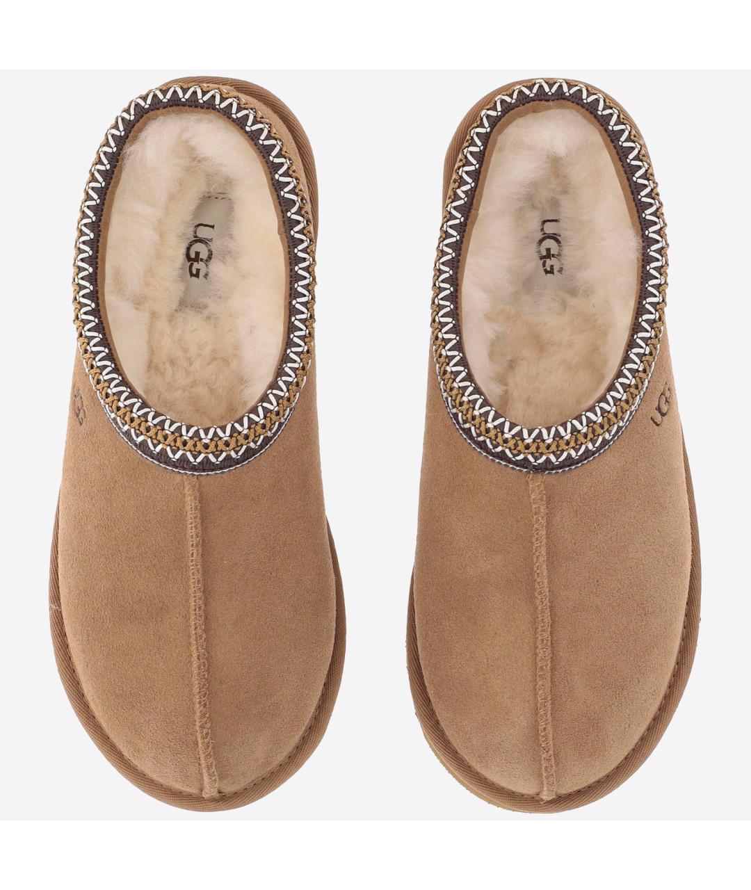 UGG Бежевые замшевые сабо, фото 2