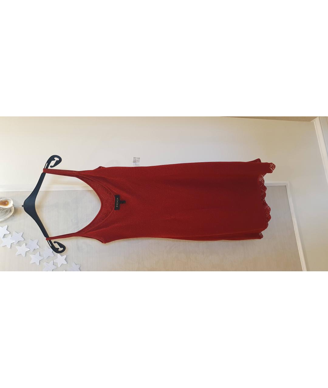 ESCADA Красное коктейльное платье, фото 3