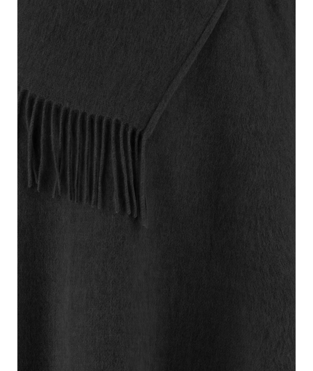 BY MALENE BIRGER Черный шерстяной шарф, фото 3