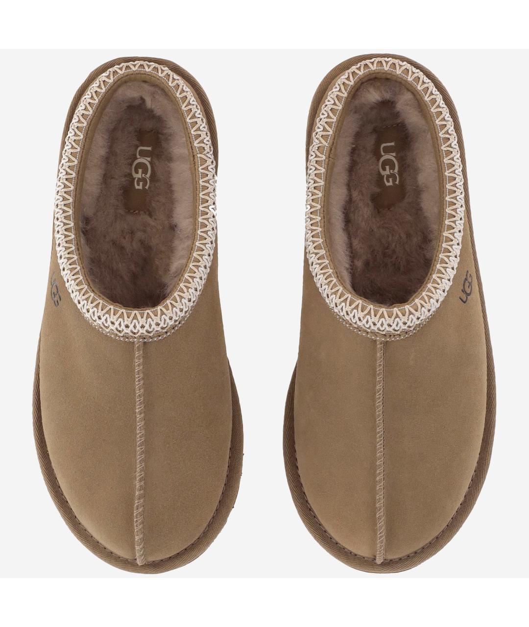 UGG Коричневые замшевые сабо, фото 2