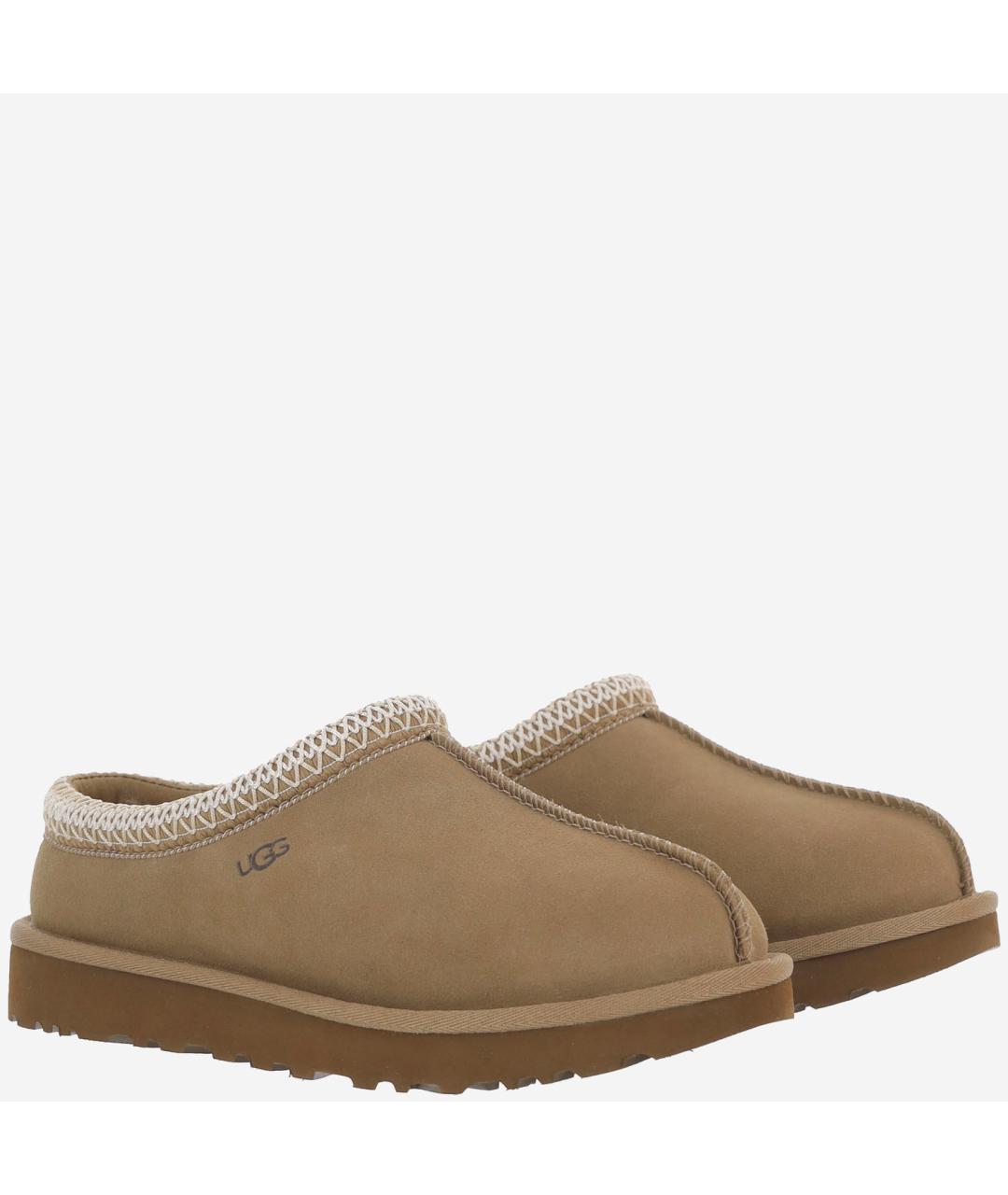 UGG Коричневые замшевые сабо, фото 3