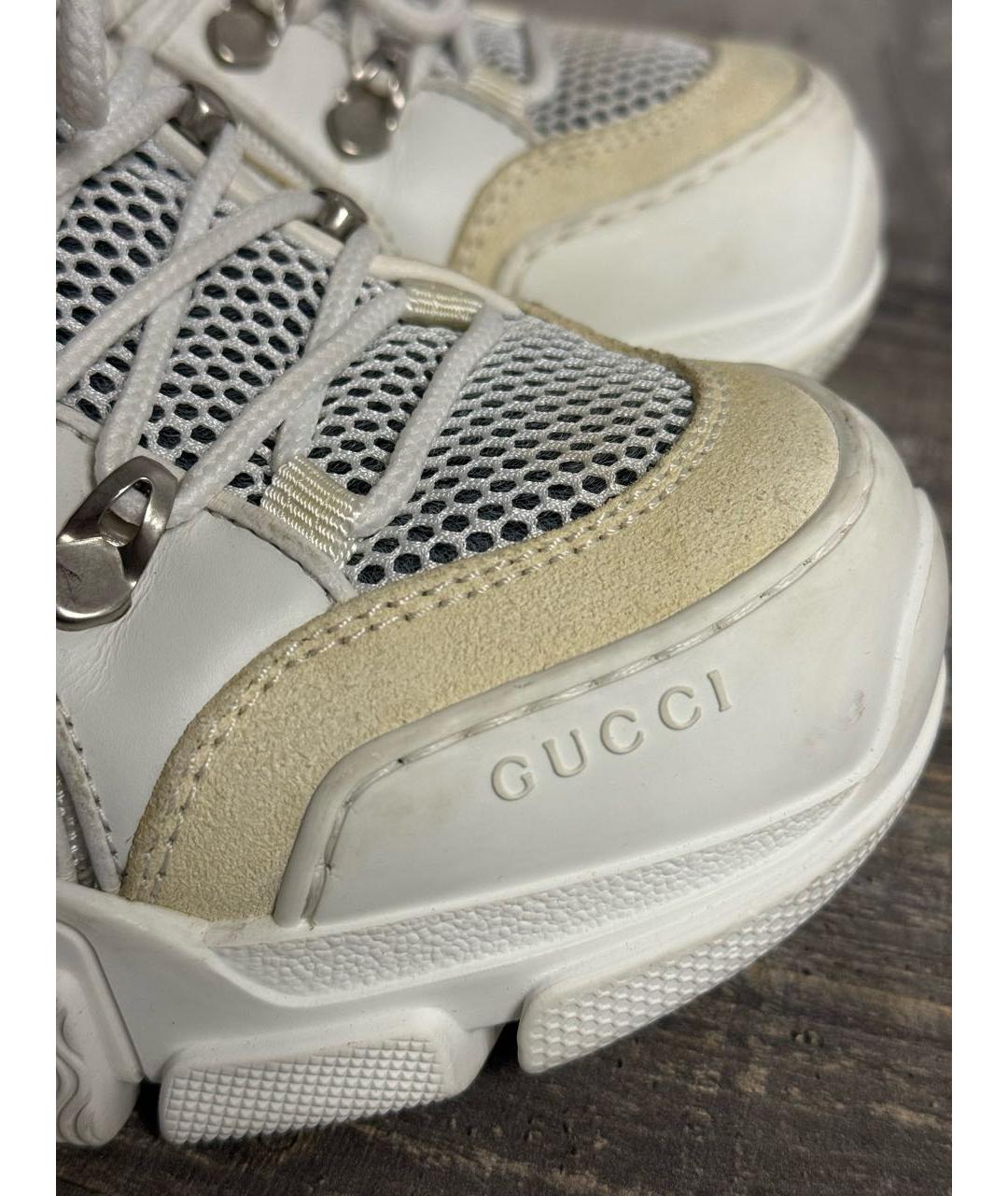 GUCCI Белые кроссовки, фото 6