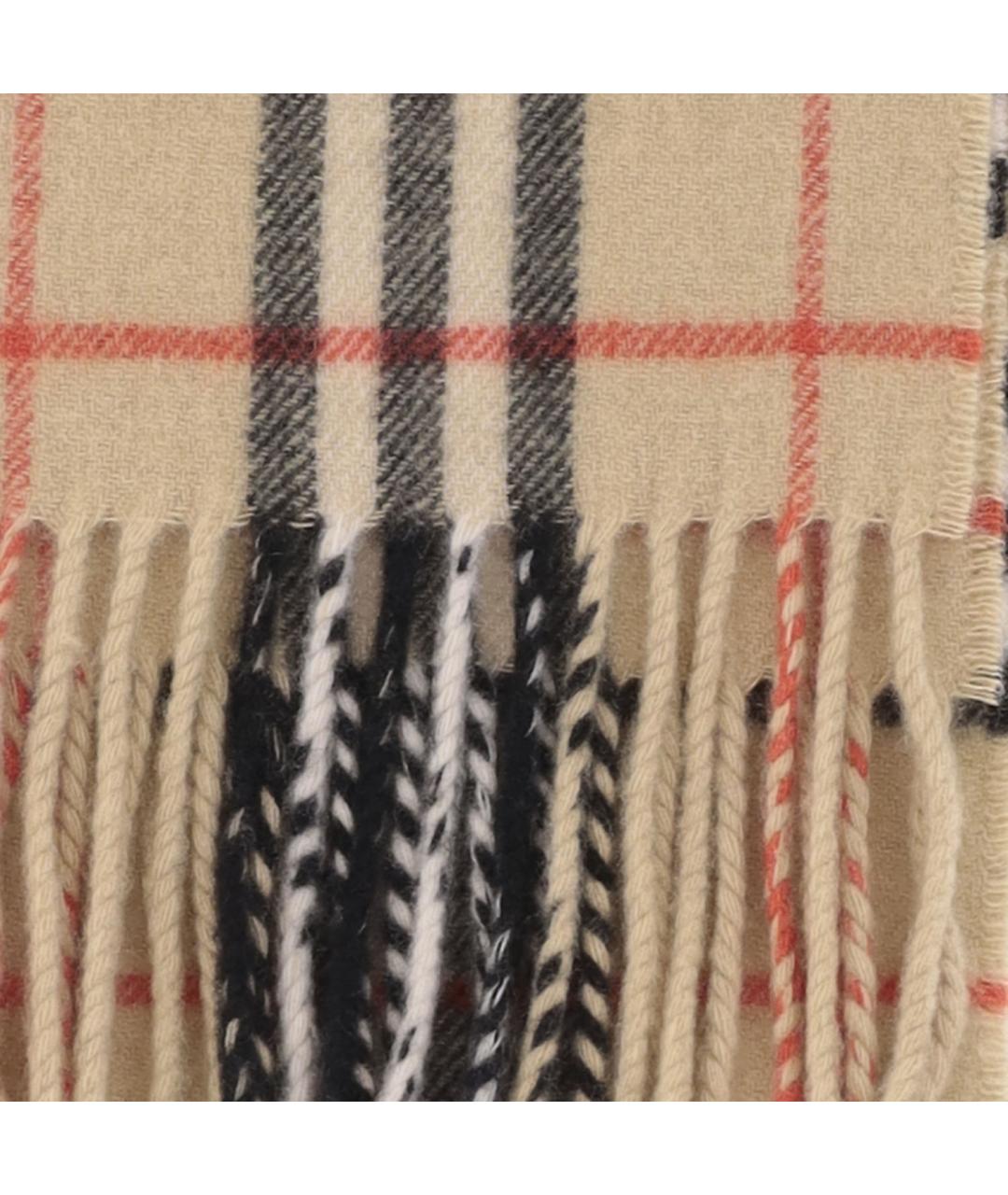 BURBERRY Бежевый кашемировый шарф, фото 3