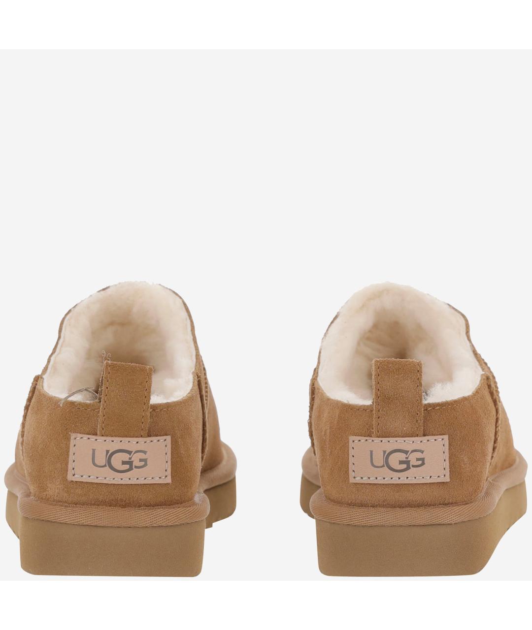 UGG Бежевые замшевые ботинки, фото 4