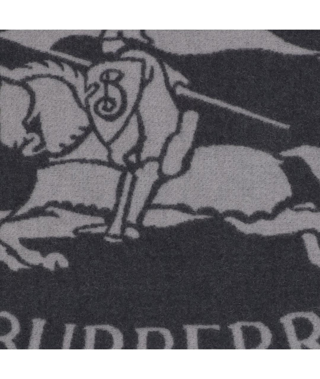 BURBERRY Серый кашемировый шарф, фото 3