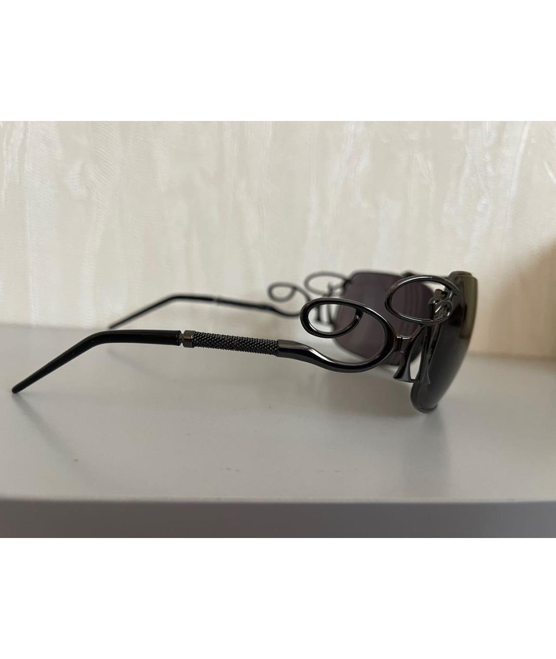ROBERTO CAVALLI Черные металлические солнцезащитные очки, фото 3