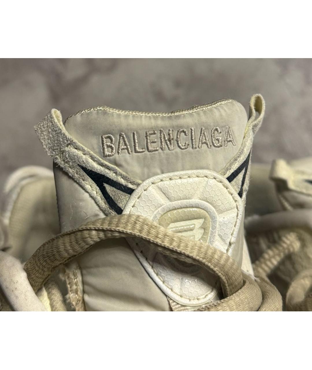 BALENCIAGA Бежевые замшевые кроссовки, фото 6