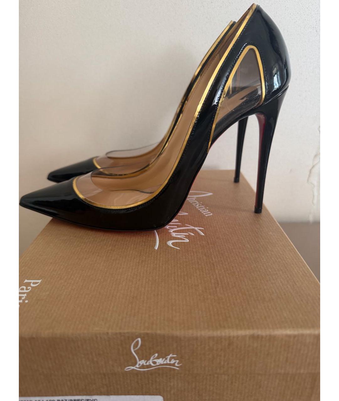 CHRISTIAN LOUBOUTIN Черные туфли из лакированной кожи, фото 8