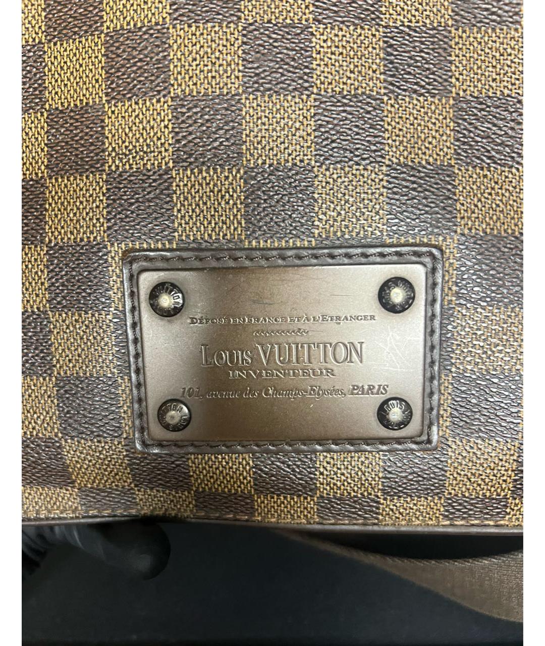 LOUIS VUITTON Коричневая барсетка, фото 2