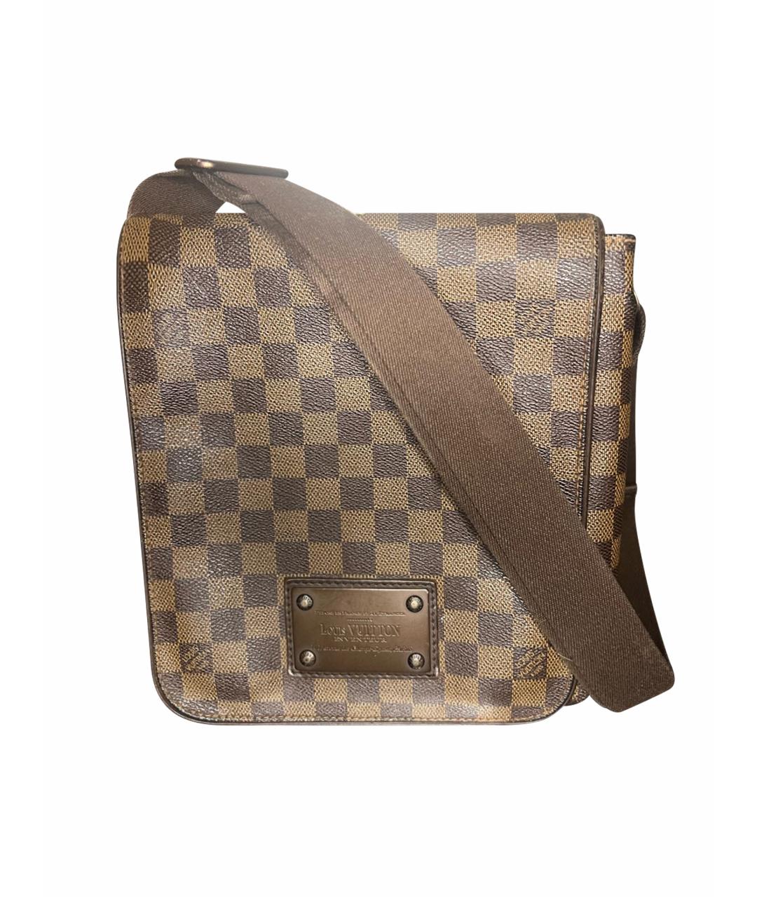 LOUIS VUITTON Коричневая барсетка, фото 1