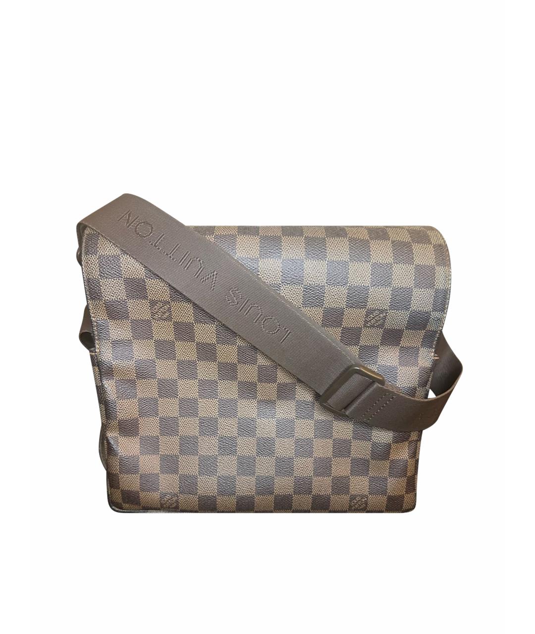 LOUIS VUITTON Коричневая барсетка, фото 8