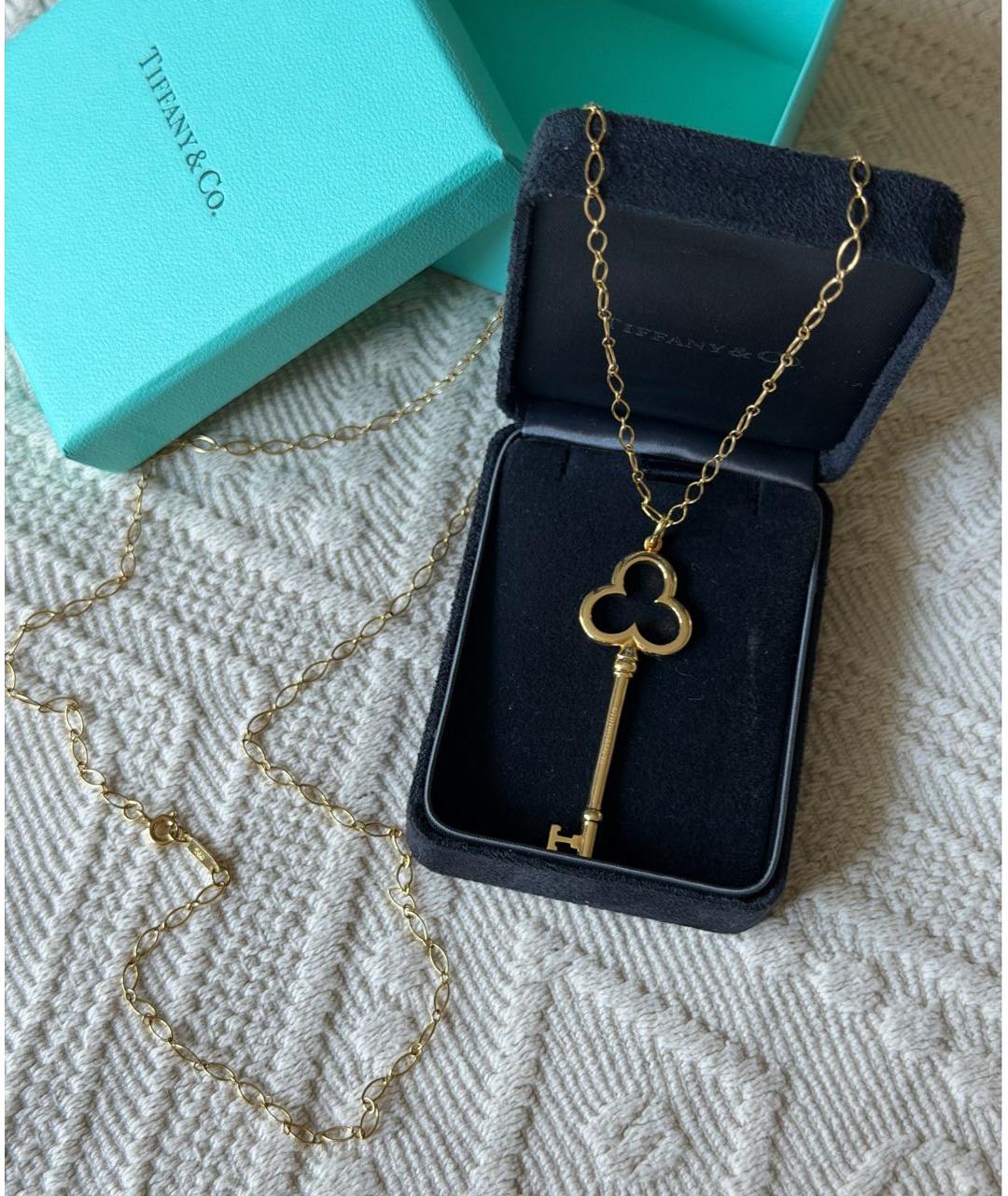 TIFFANY&CO Золотое колье из желтого золота, фото 2