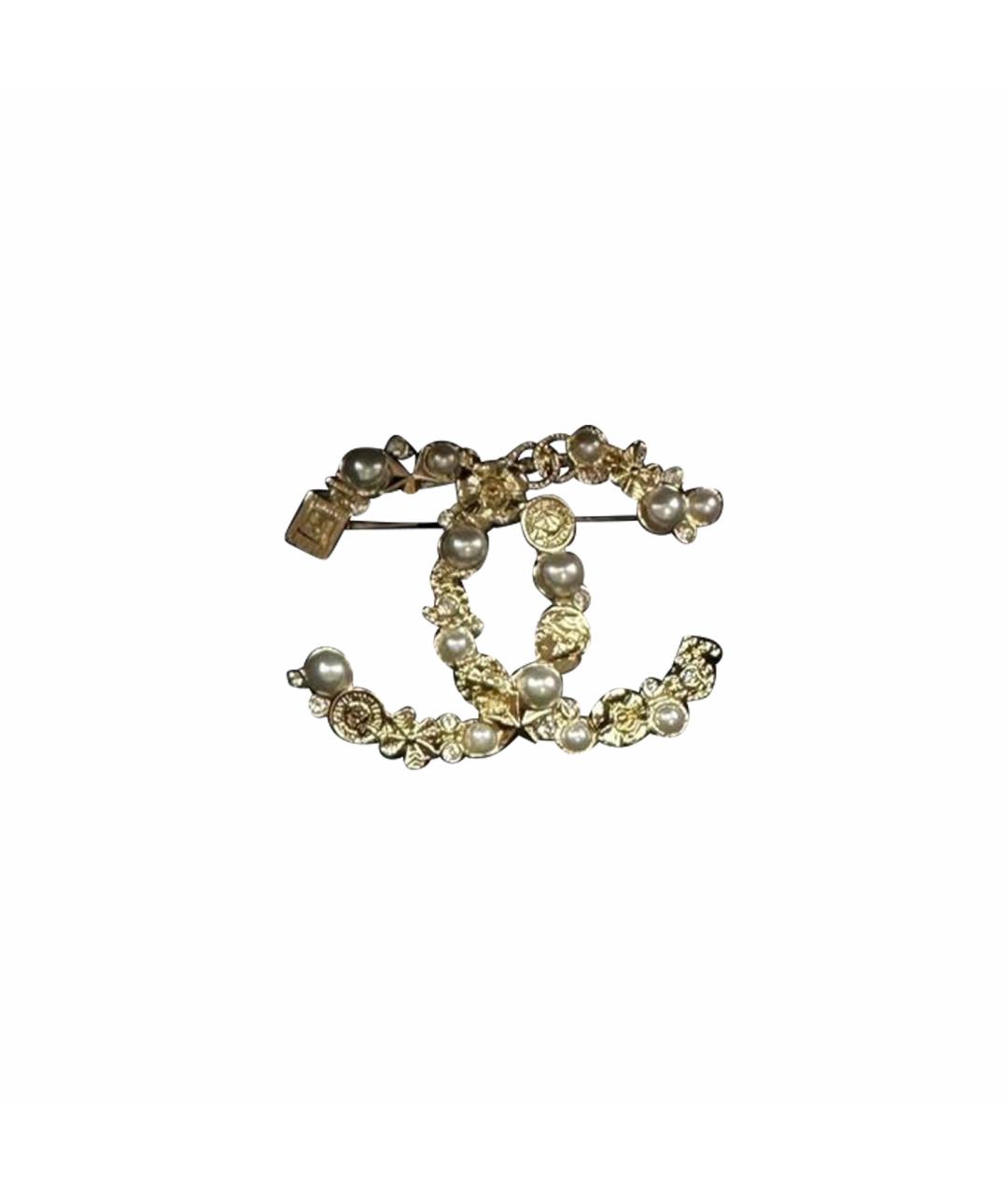 CHANEL Золотая булавка / брошь, фото 1