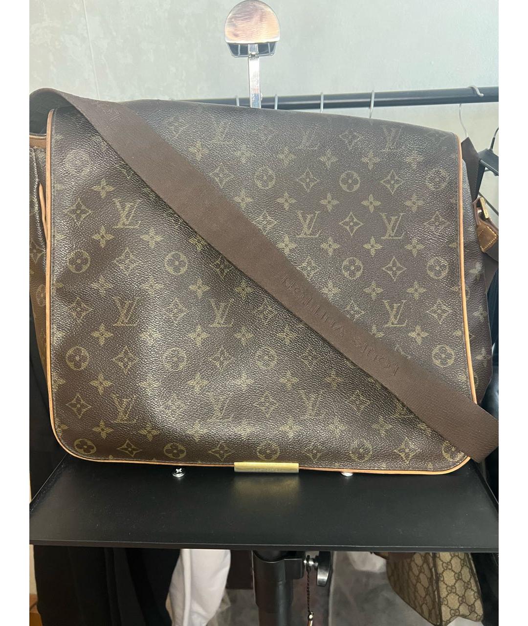 LOUIS VUITTON Коричневая сумка на плечо, фото 7