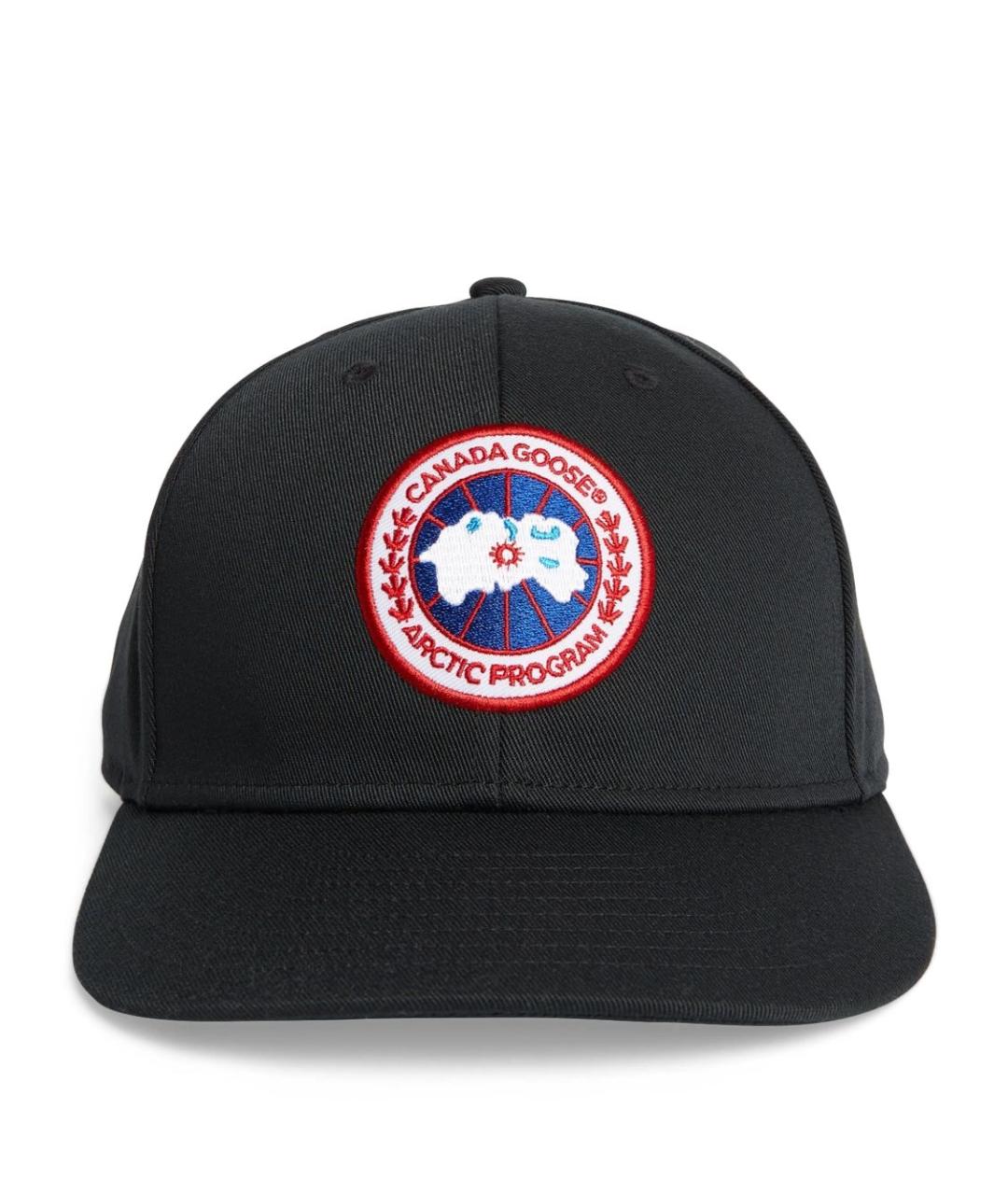 CANADA GOOSE Черная хлопковая кепка/бейсболка, фото 2