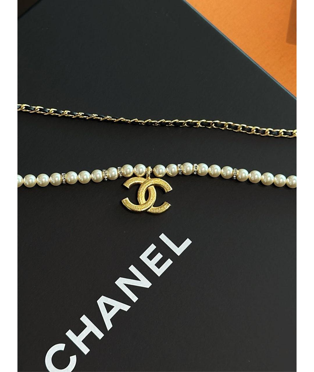 CHANEL Золотое колье, фото 5