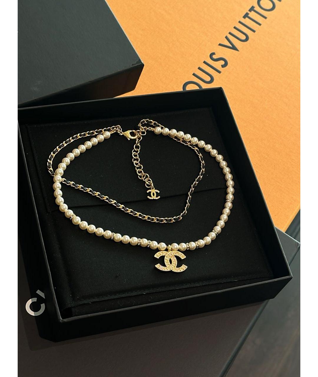 CHANEL Золотое колье, фото 2