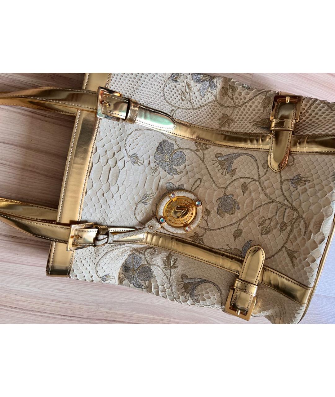 VALENTINO Мульти сумка тоут из кожи питона, фото 5