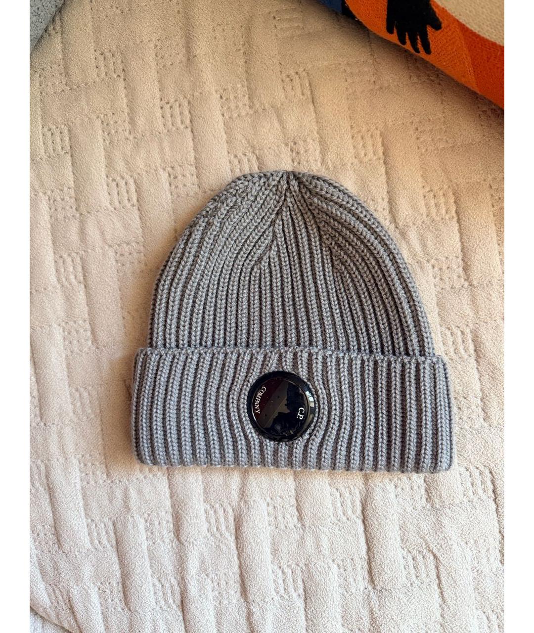 CP COMPANY Серая шерстяная шапка, фото 8