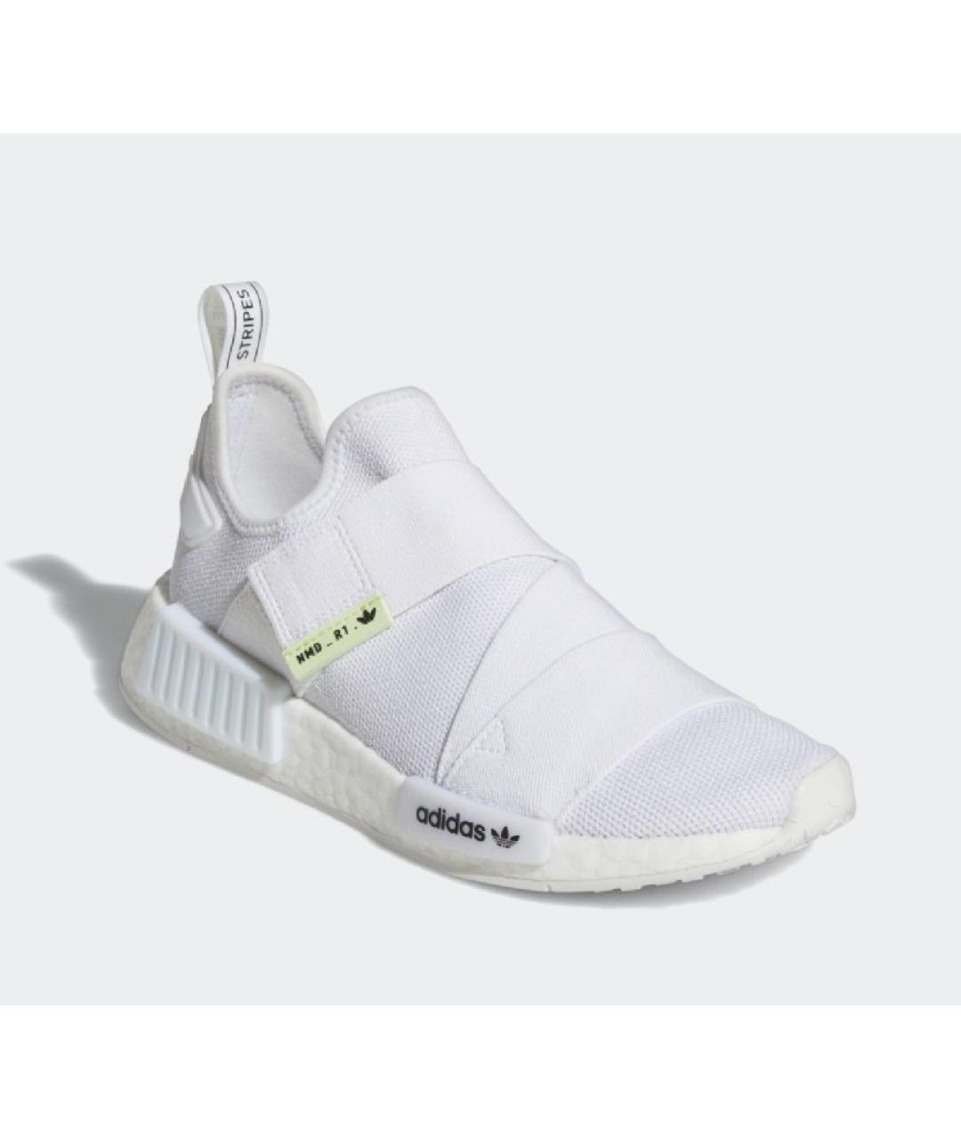 ADIDAS Белые текстильные кроссовки, фото 7