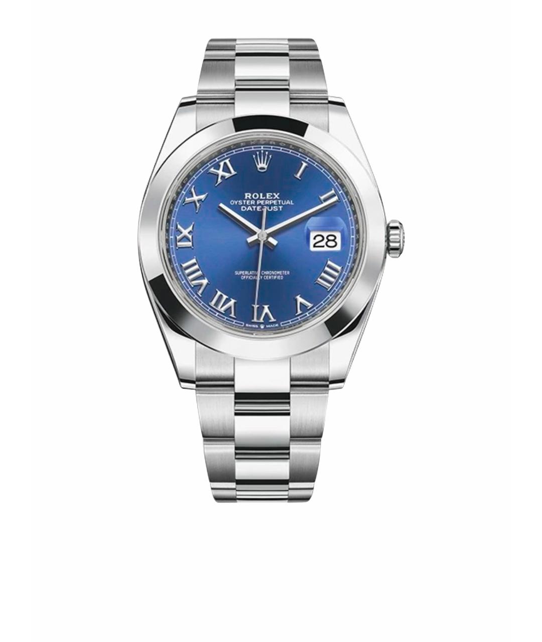 ROLEX Темно-синие часы, фото 1