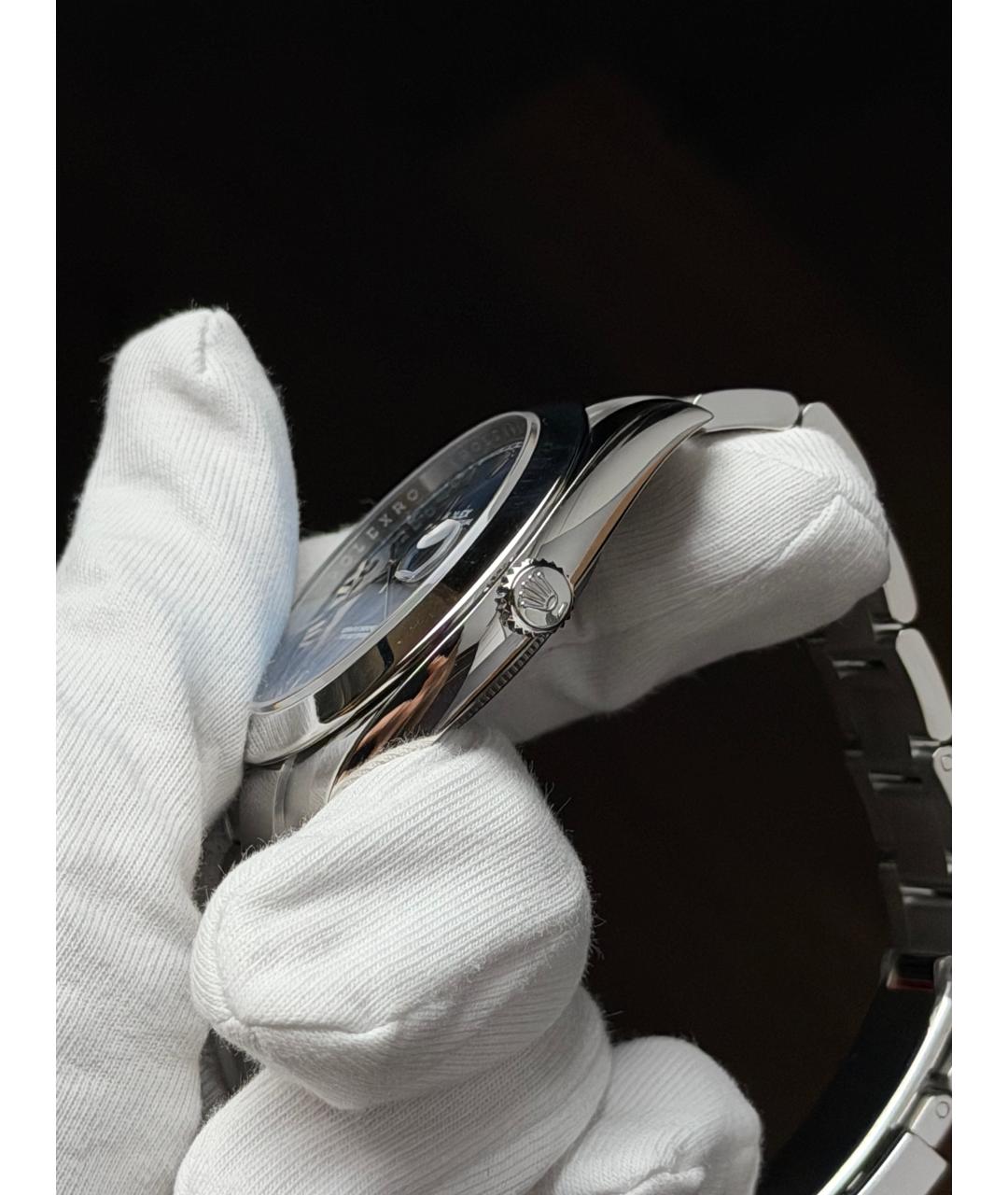 ROLEX Темно-синие часы, фото 4