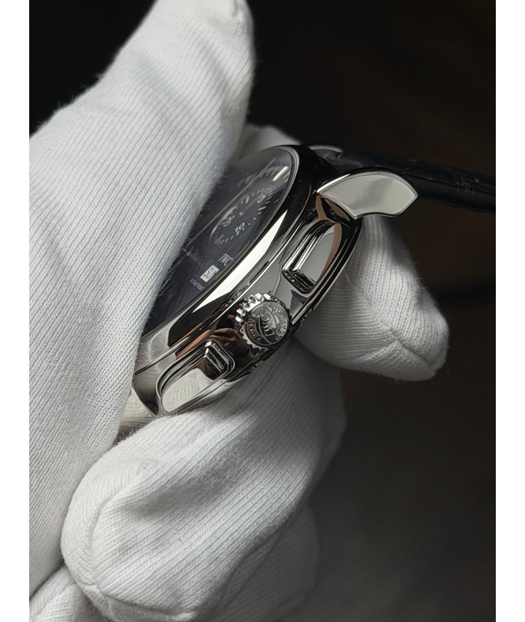 IWC Черные часы, фото 4