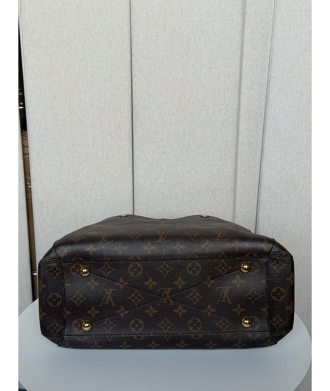 LOUIS VUITTON Коричневая сумка через плечо из канвы, фото 8