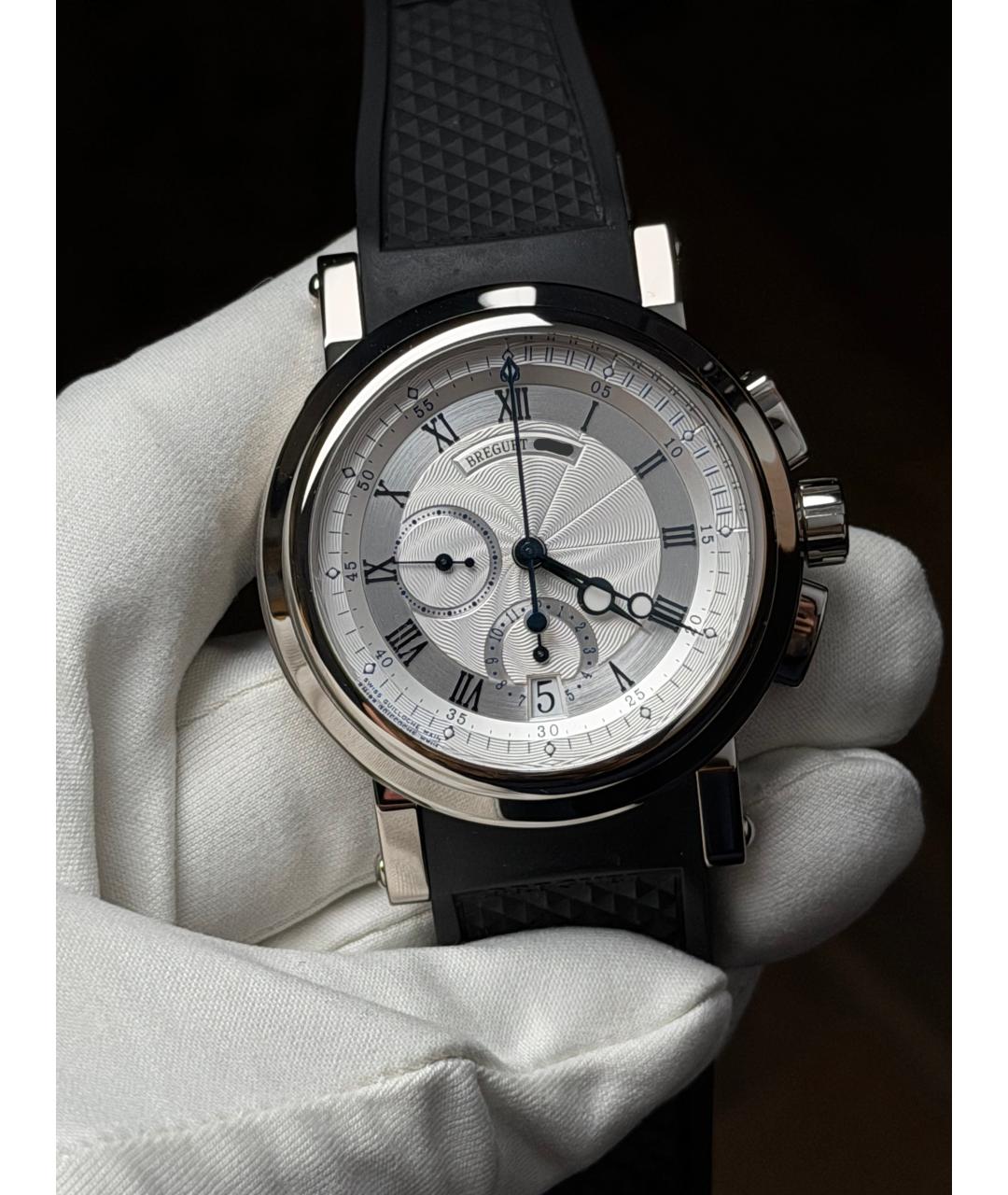 Breguet Серые часы из белого золота, фото 2