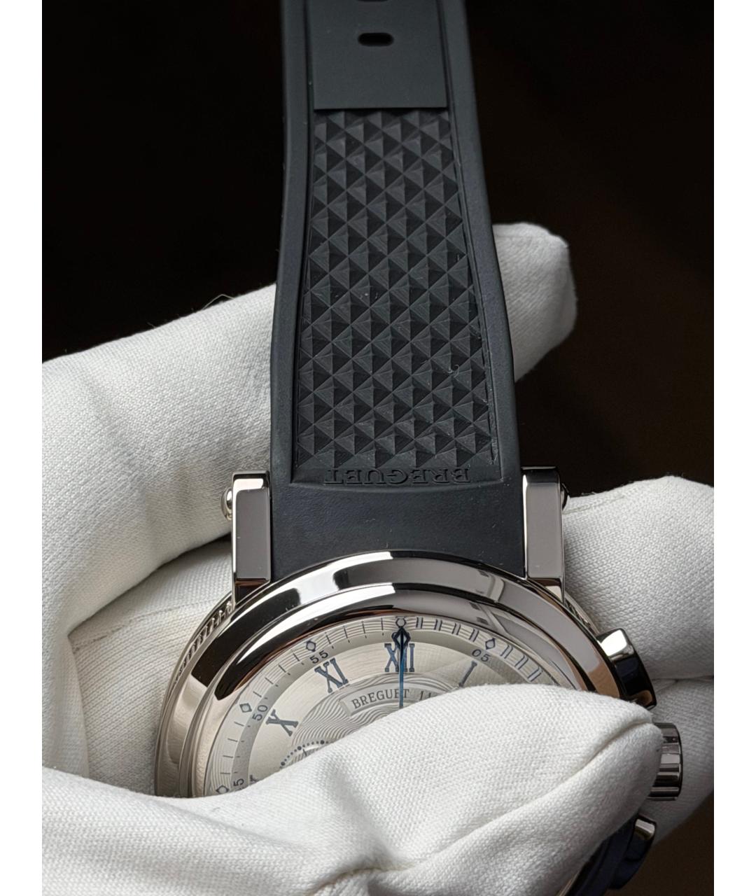 Breguet Серые часы из белого золота, фото 6