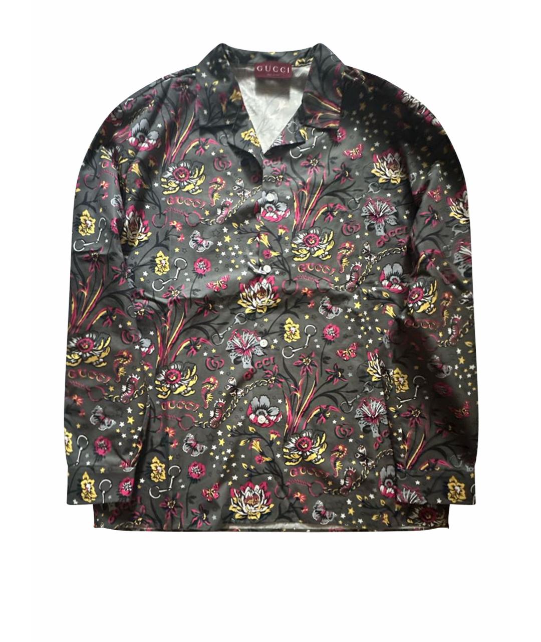GUCCI Хлопковая кэжуал рубашка, фото 1
