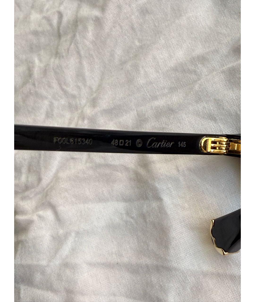 CARTIER Черные солнцезащитные очки, фото 6