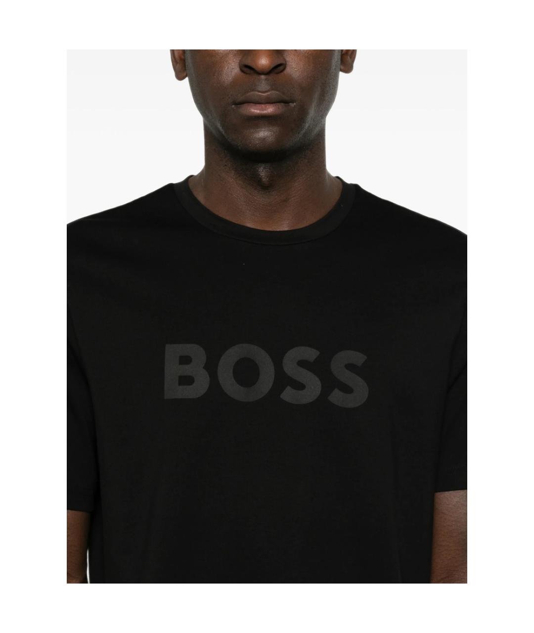 HUGO BOSS Черная футболка, фото 5