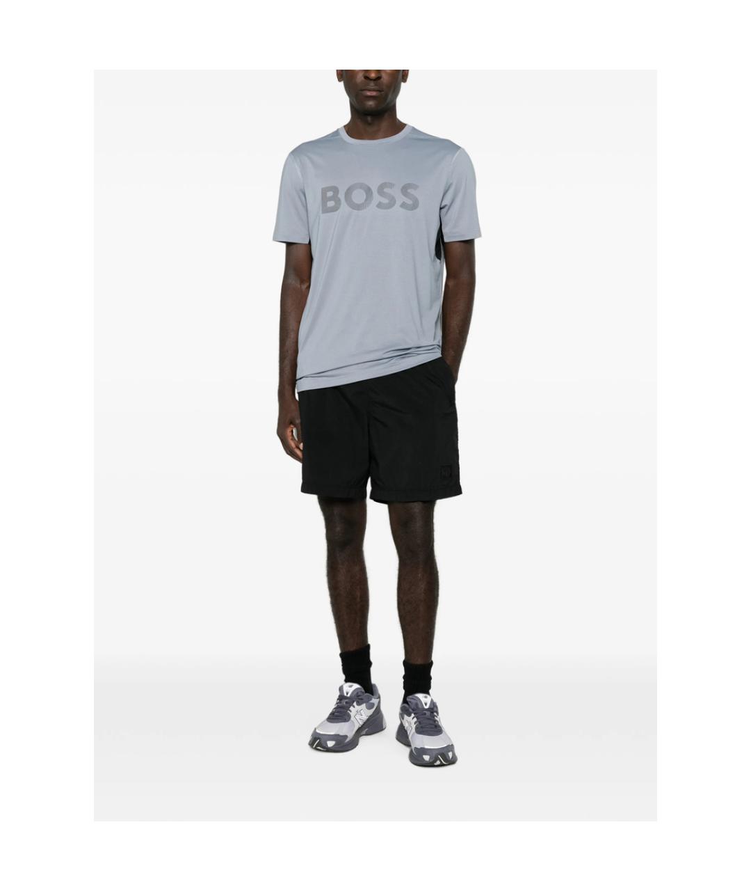 HUGO BOSS Серая футболка, фото 2