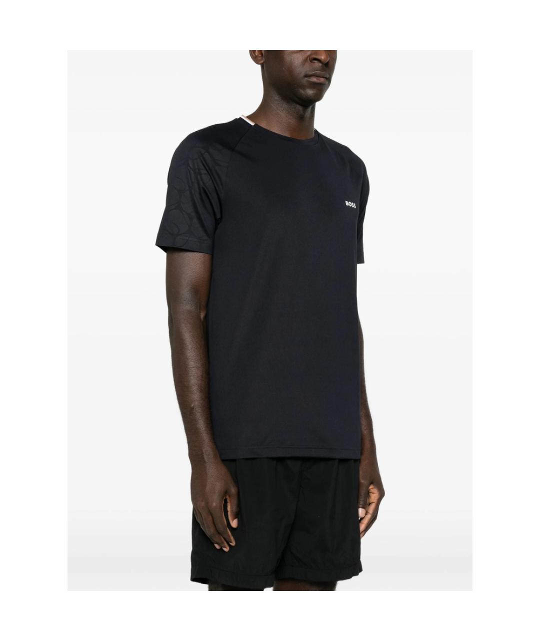HUGO BOSS Черная футболка, фото 2