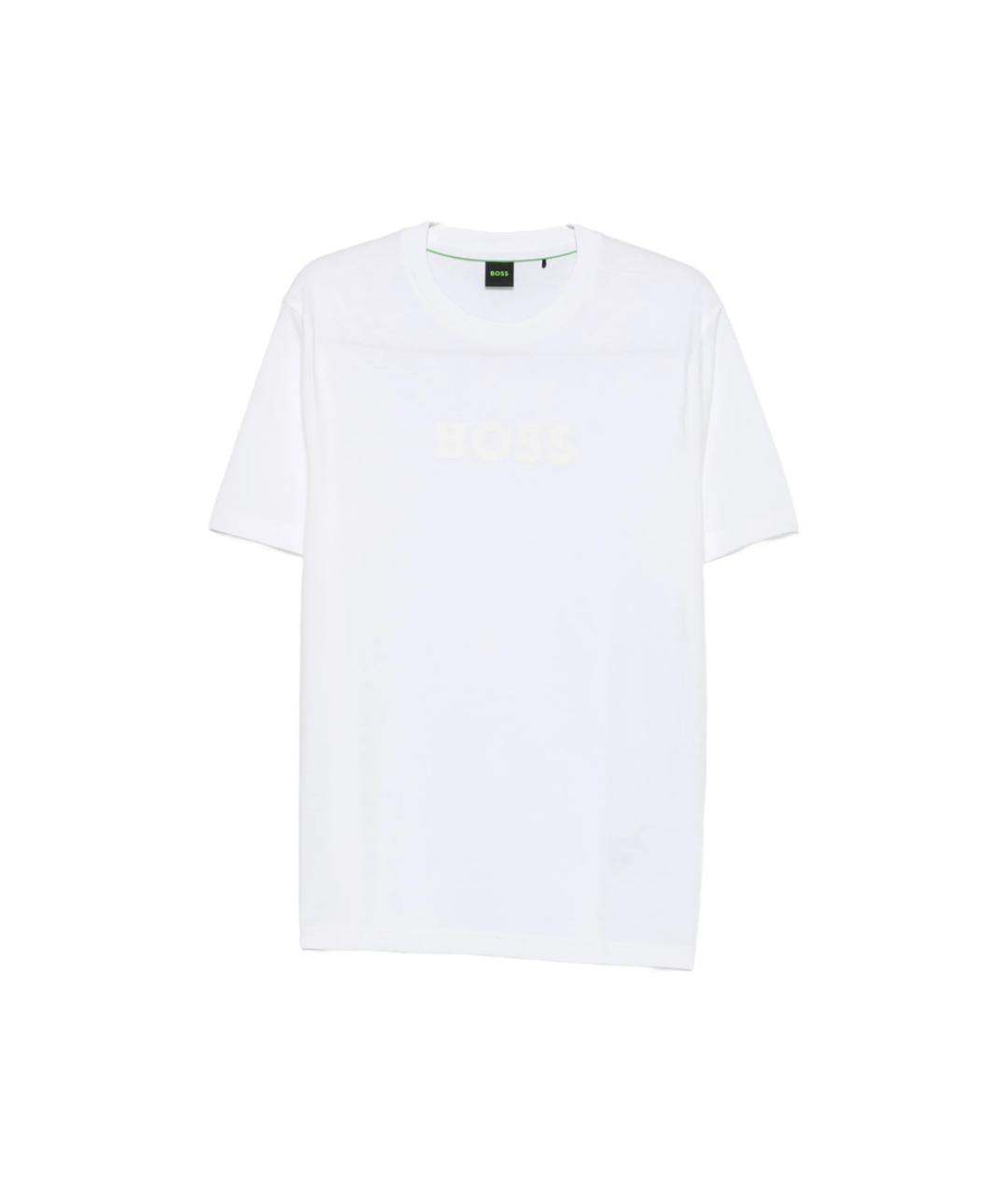 HUGO BOSS Белая хлопковая футболка, фото 1