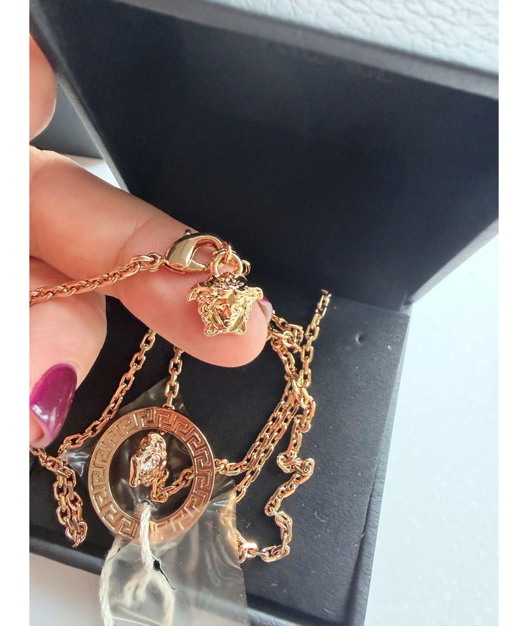 VERSACE Золотая латунная подвеска, фото 3