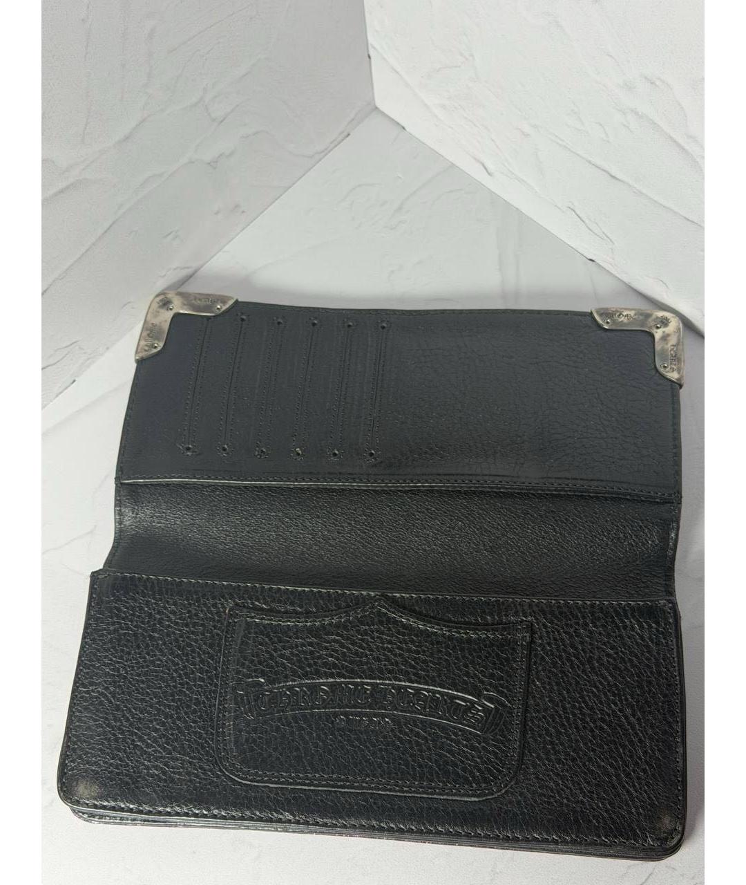 CHROME HEARTS Фиолетовый кожаный кошелек, фото 4