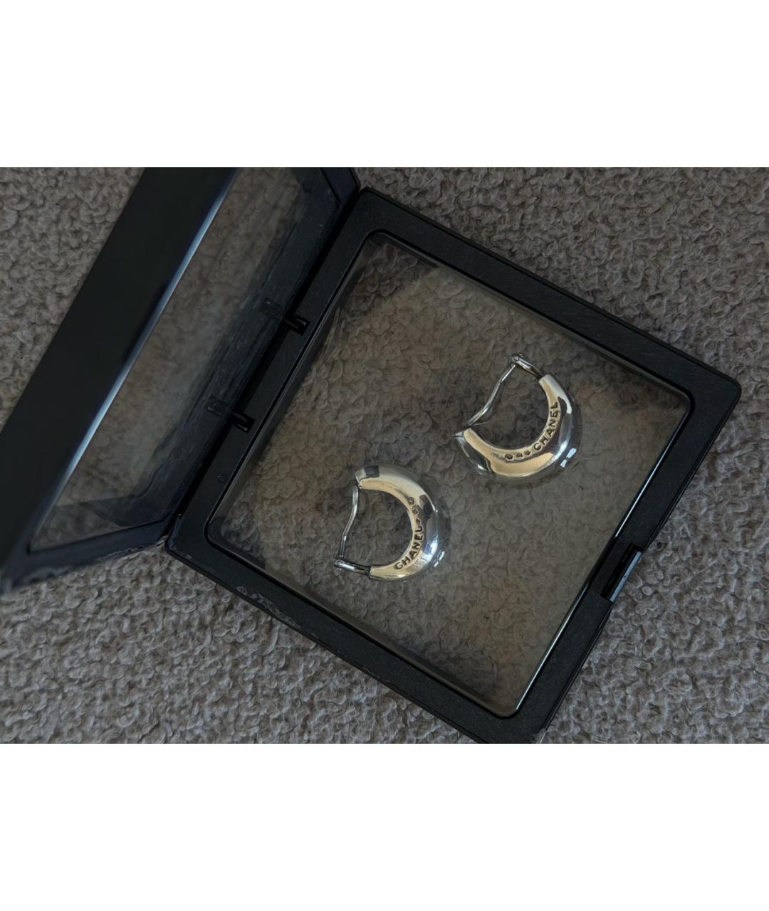 CHANEL Серебряные серебряные серьги, фото 2