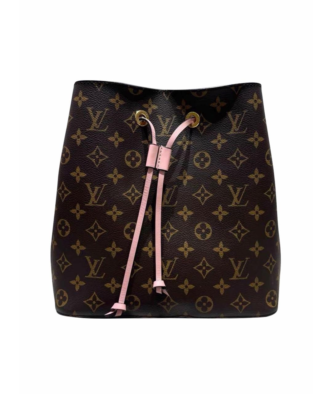LOUIS VUITTON Розовая кожаная сумка тоут, фото 1