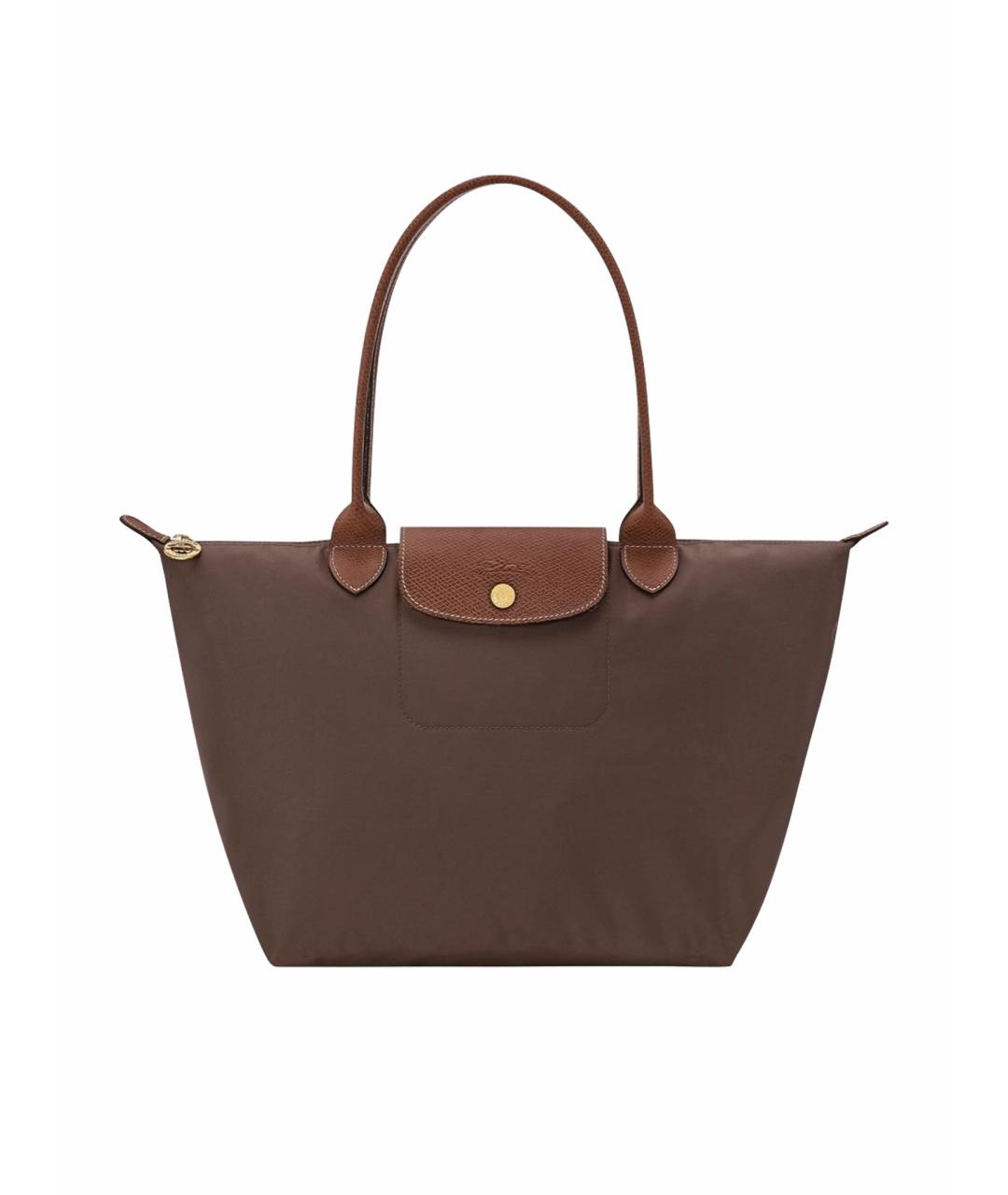 LONGCHAMP Коричневая сумка тоут, фото 1