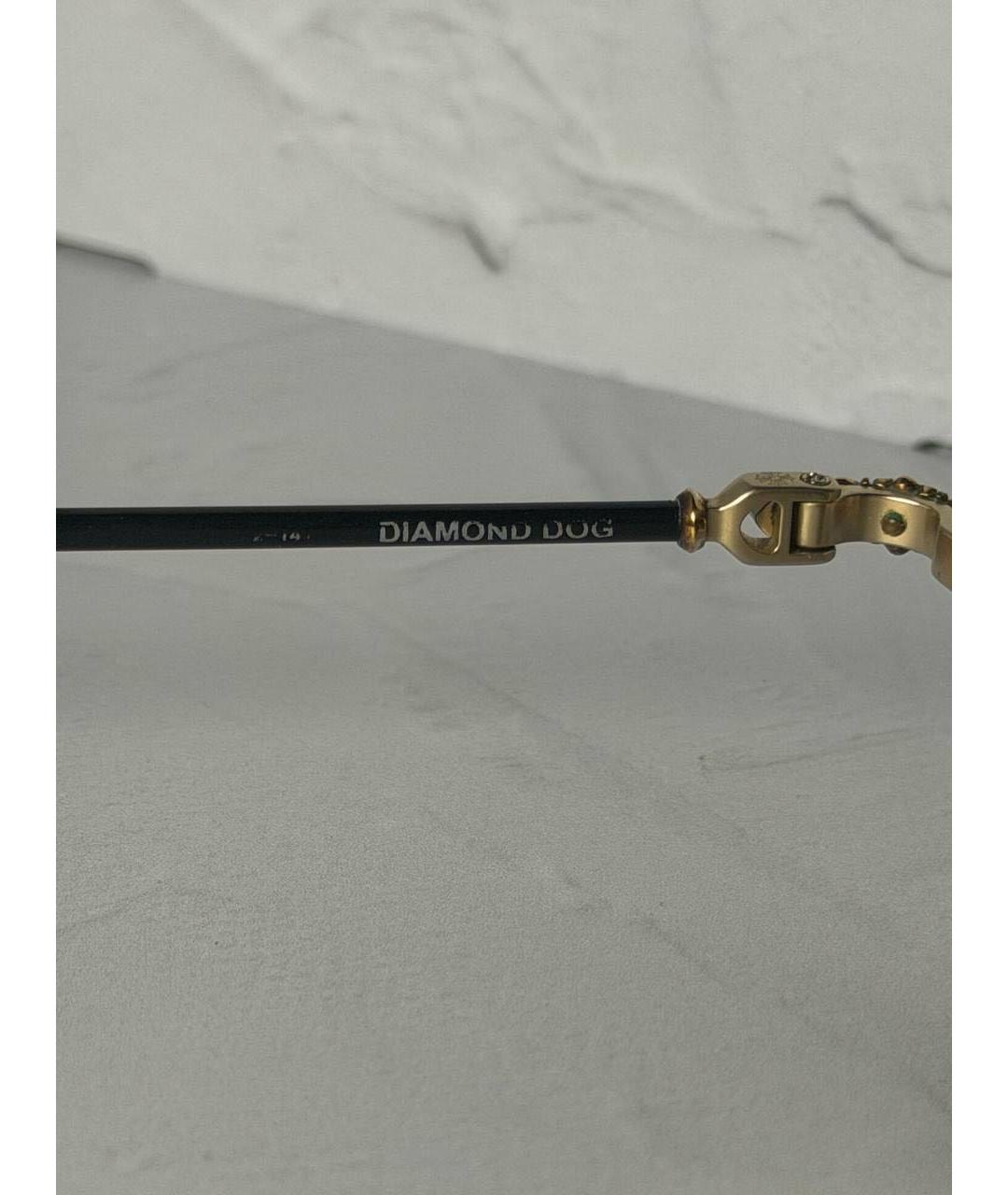 CHROME HEARTS Золотые металлические солнцезащитные очки, фото 3