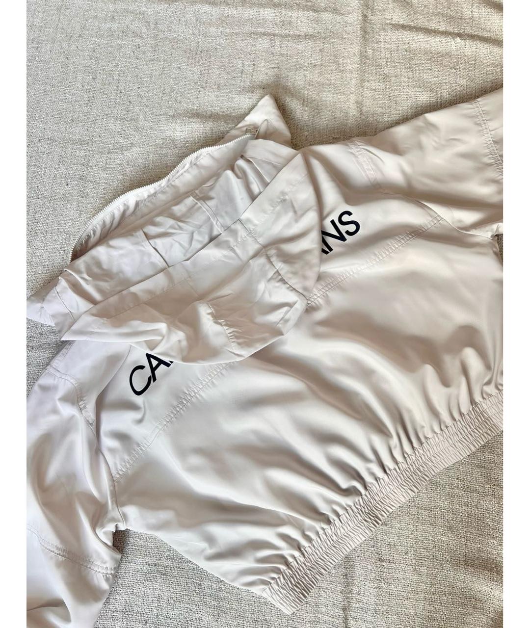 CALVIN KLEIN Бежевая полиэстеровая спортивная куртка, фото 6