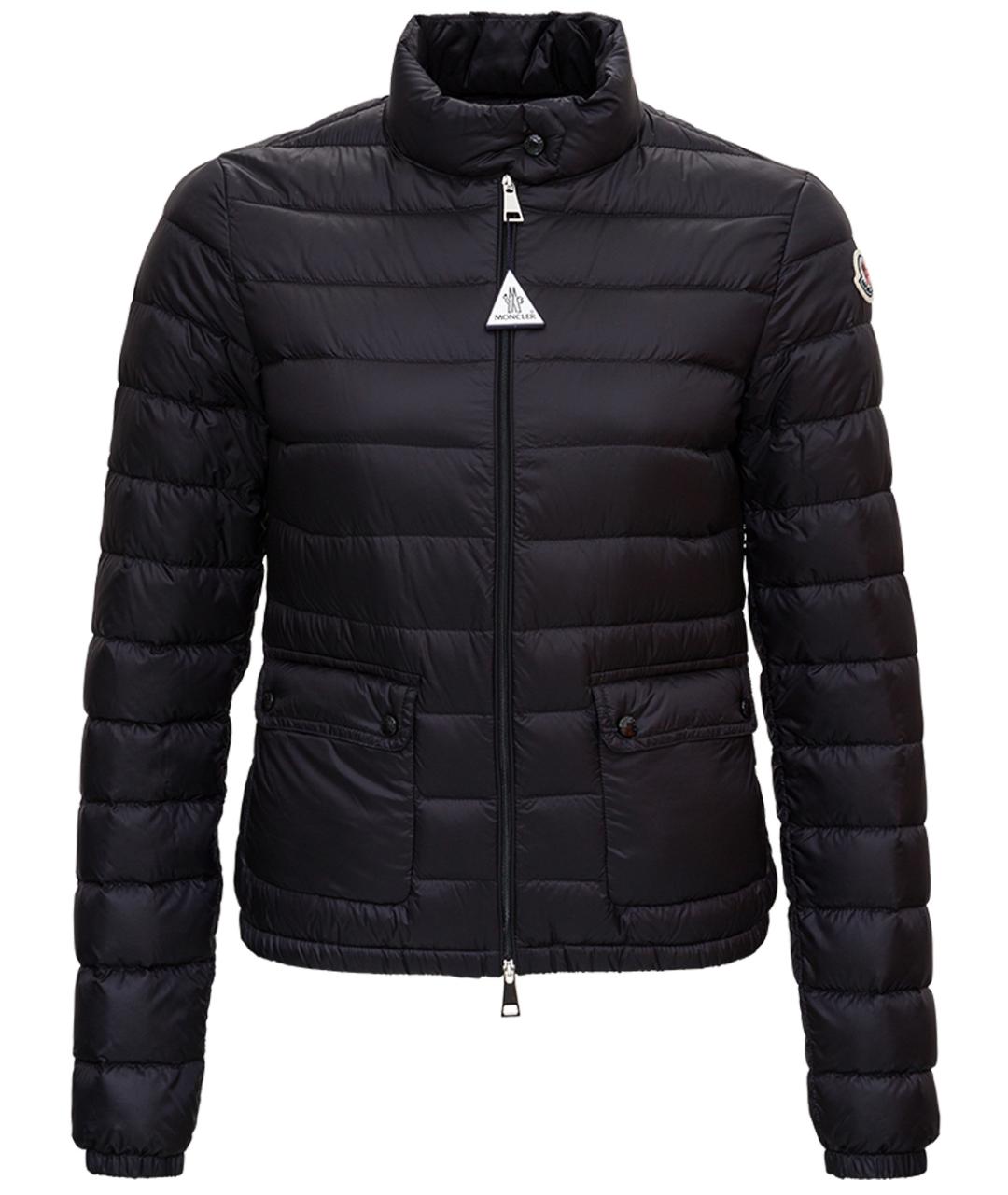 MONCLER Черная полиамидовая куртка, фото 1