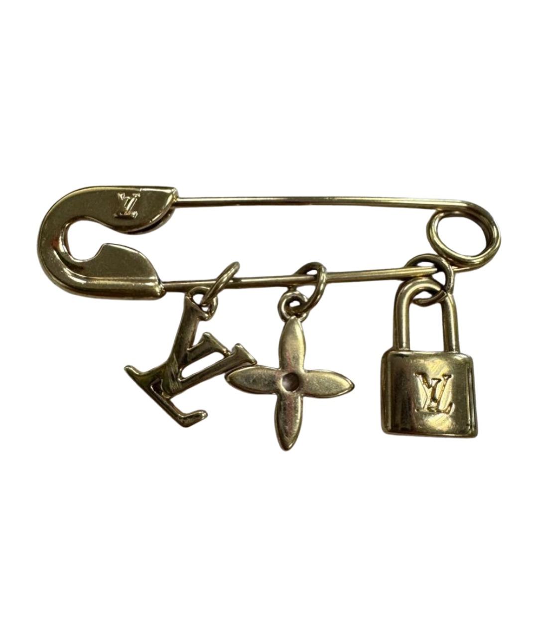 LOUIS VUITTON Золотая булавка / брошь, фото 1