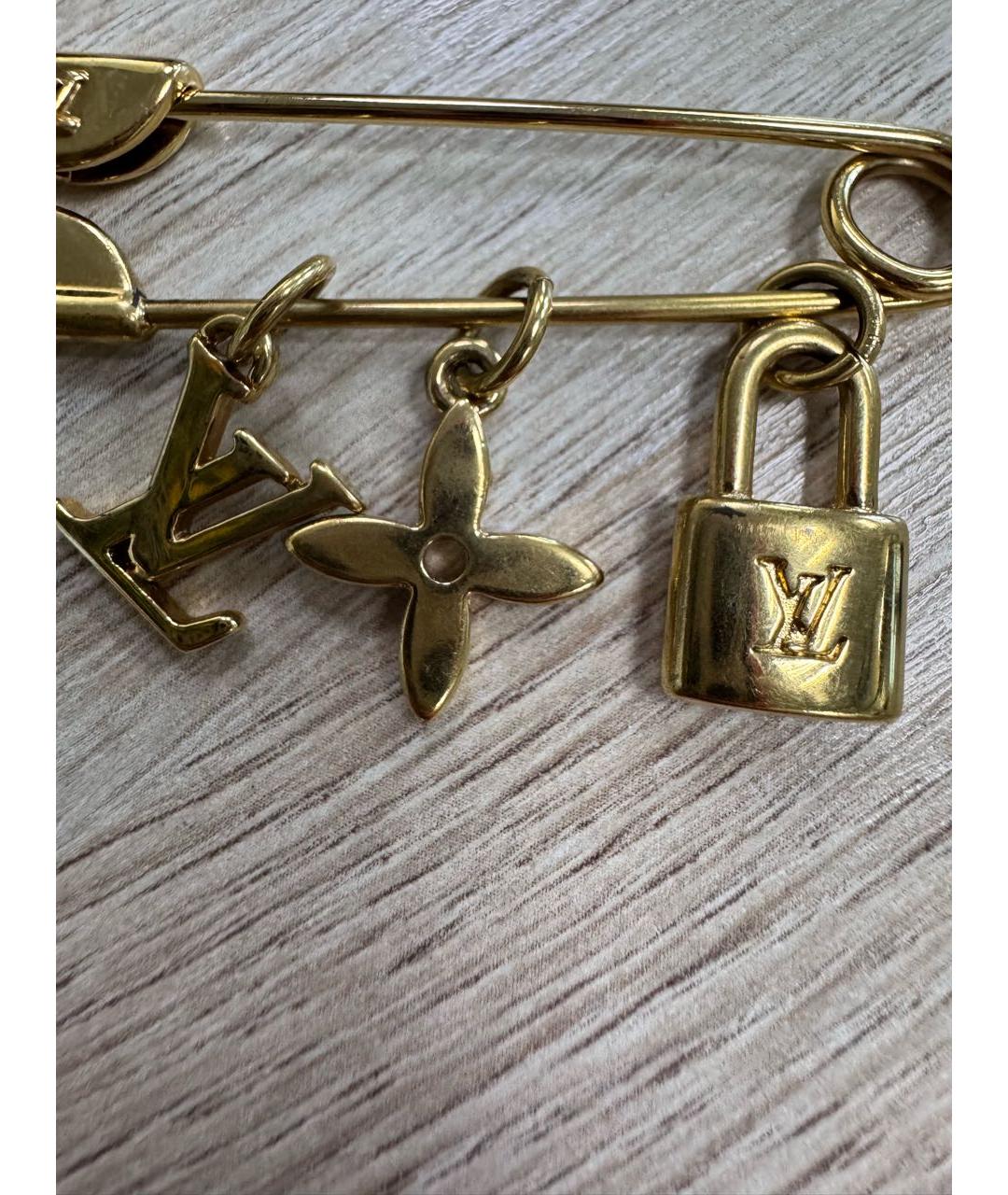 LOUIS VUITTON Золотая булавка / брошь, фото 2